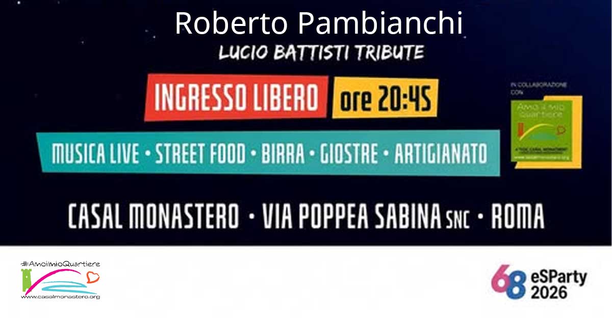 9 Settembre 2026 - Lucio Battisti Tribute