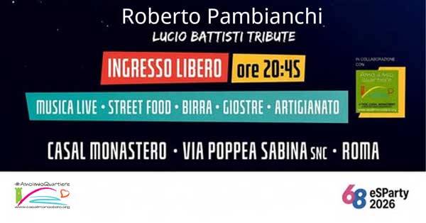 9 Settembre 2026 - Lucio Battisti Tribute