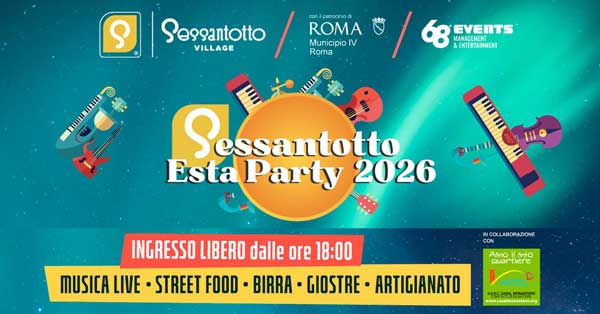 Sessantotto Estate Party 2026 sta tornando!